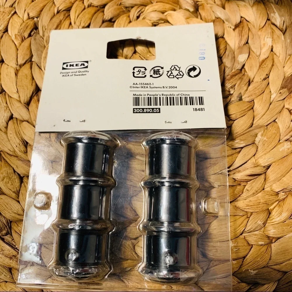 Ikea | Index Rand Black Curtain Rod Finals NIP